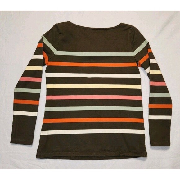 Talbots Pullover Boatneck Long Sleeve Top Petite Size P 100% Cotton - Picture 7 of 8